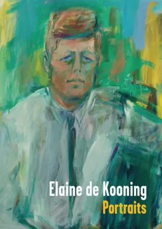 $PDF$/READ Elaine de Kooning: Portraits