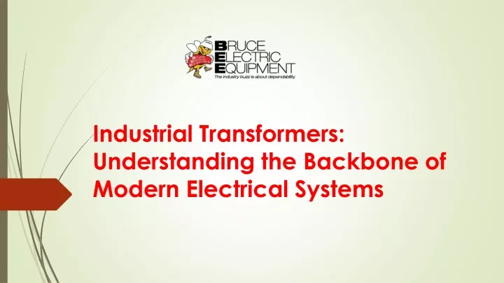 industrial transformers understanding