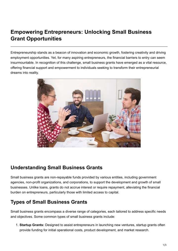 empowering entrepreneurs unlocking small business