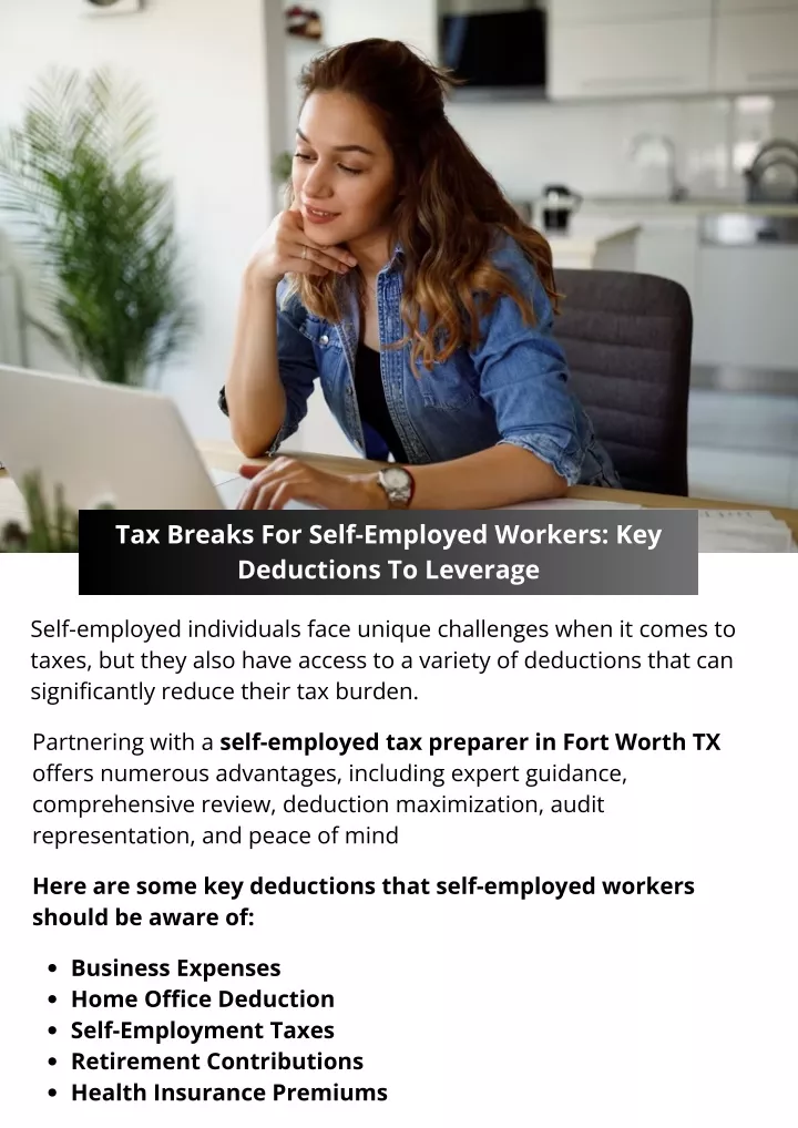 tax breaks for self employed workers