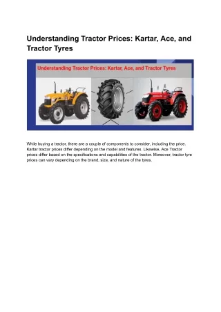 Understanding Tractor Prices_ Kartar, Ace, and Tractor Tyres