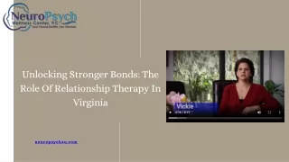 Expert Relationship Therapist In Virginia | Neuropsychiatry Specialists Near You