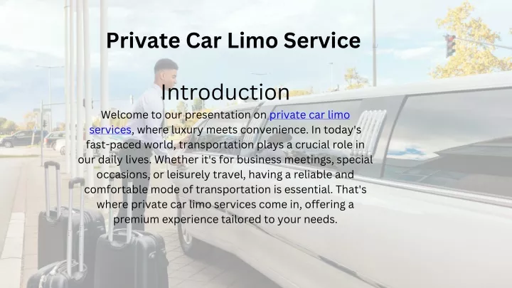 private car limo service