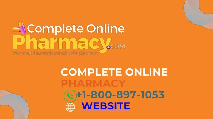 complete online pharmacy 1 800 897 1053 website