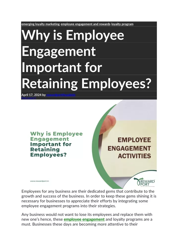 emerging loyalty marketing employee engagement