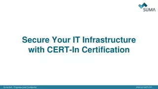 Cert-IN Certification