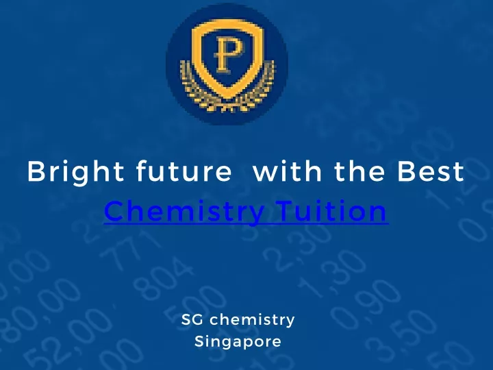 bright future with the best chemistry tuition