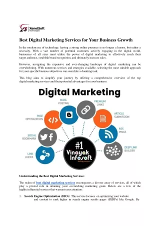 Best Digital Marketing Services for Your Business Growth