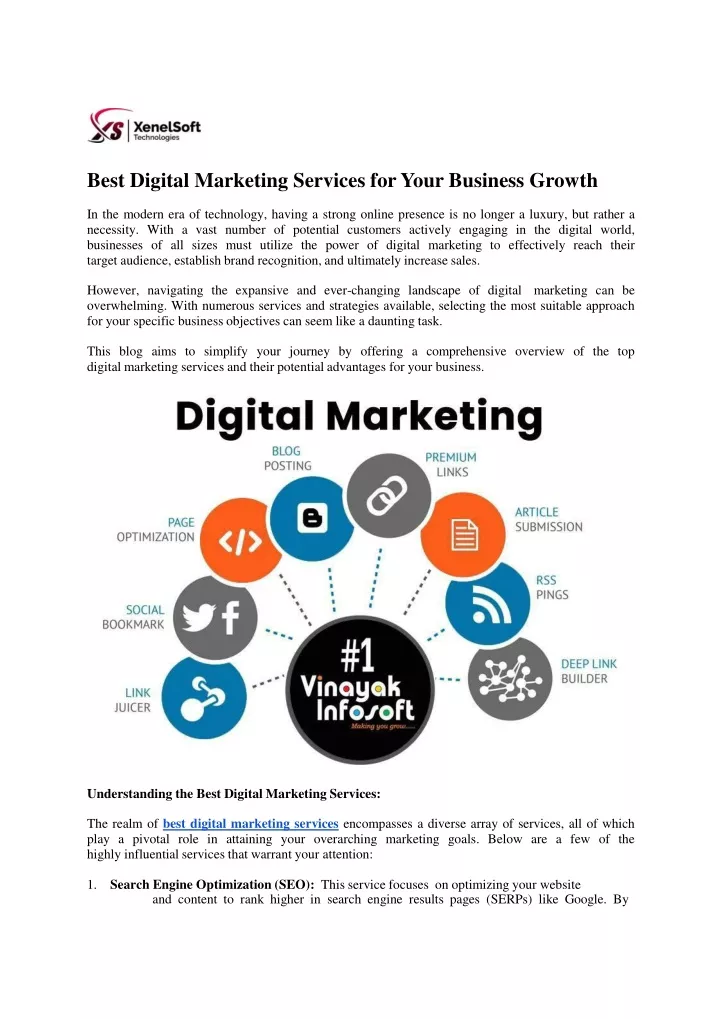 best digital marketing services for your business