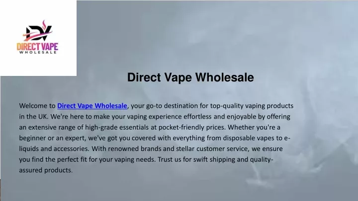 direct vape wholesale