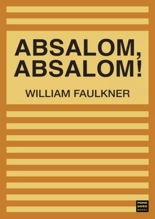 PDF_⚡ Absalom, Absalom!