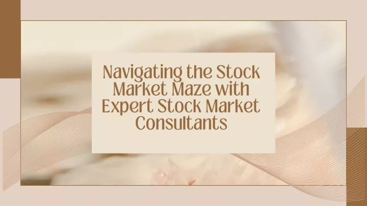 navigating the stock market maze with expert