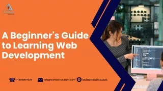 A Beginner's Guide to Learning Web Development