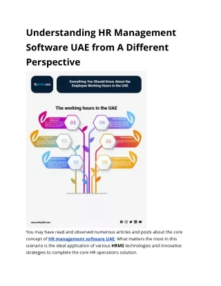 Understanding HR Management Software UAE from A Different Perspective