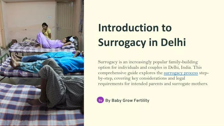 introduction to surrogacy in delhi