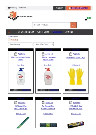 The best cleaning product supplier at wholesale in NZ | Stock4Shops