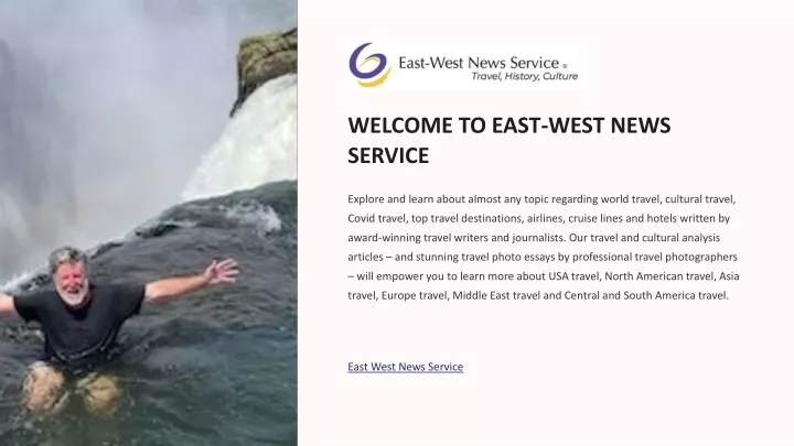 welcome to east west news service