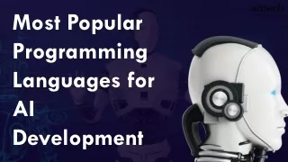 Most Popular Programming Languages for AI Development