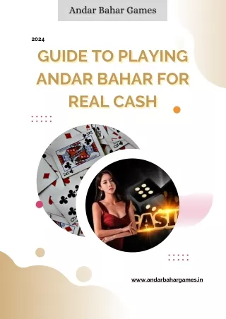 Guide to Playing Andar Bahar for Real Cash