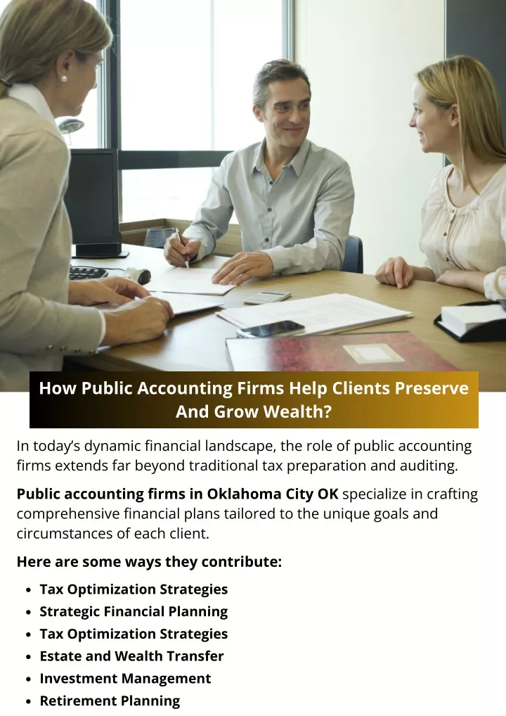 how public accounting firms help clients preserve