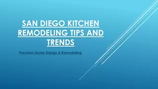 San Diego Kitchen Remodeling Tips and Trends