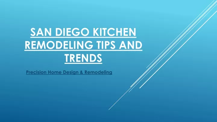 san diego kitchen remodeling tips and trends