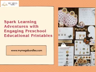 Spark Learning Adventures with Engaging Preschool Educational Printables