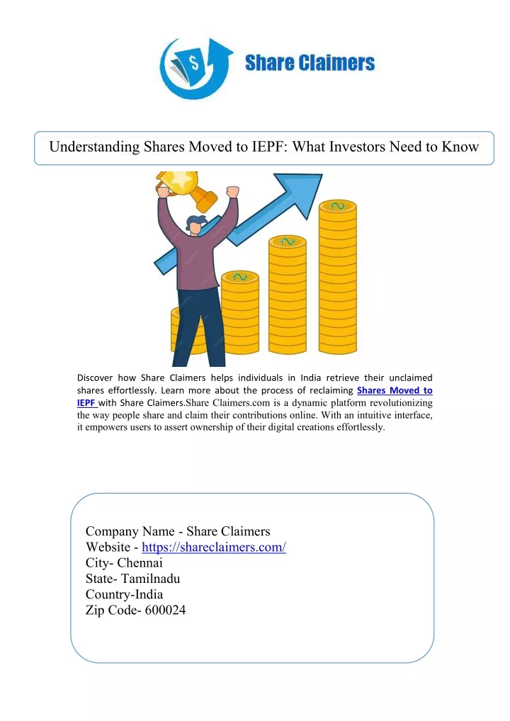 understanding shares moved to iepf what investors