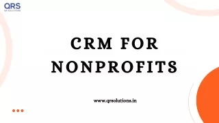 CRM For Nonprofits