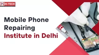 Mobile Phone Repairing Institute in Delhi