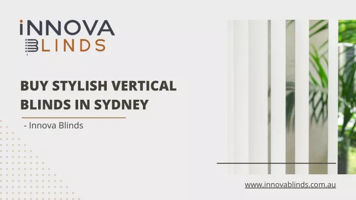 buy stylish vertical blinds in sydney