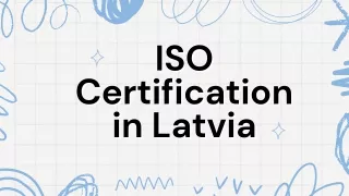 ISO Certification in Latvia