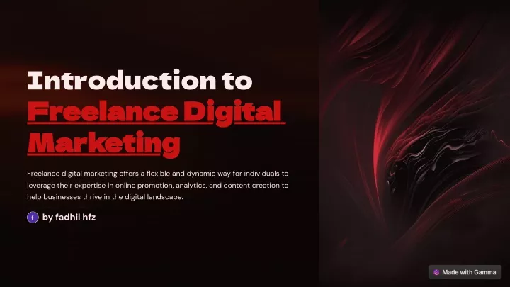 introduction to freelance digital marketing