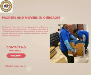 Packers and Movers in Gurgaon - Movers and Packers Gurgaon
