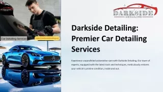 Car Detailing Services | Darkside Detailing