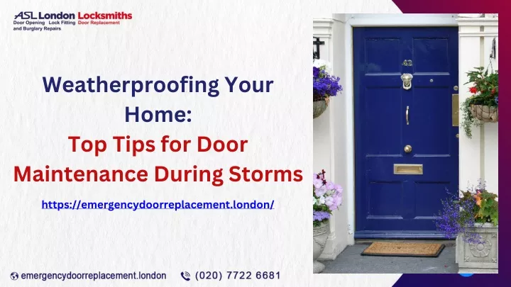 we atherproofing your home top tips for door