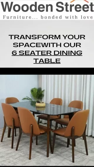 6 Seater Dining Table