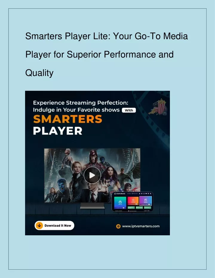 smarters player lite your go to media