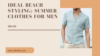 Cool & Casual: Men's Summer Fashion Tips and Trends
