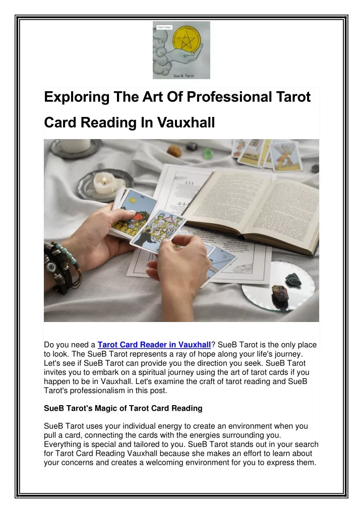 exploring the art of professional tarot