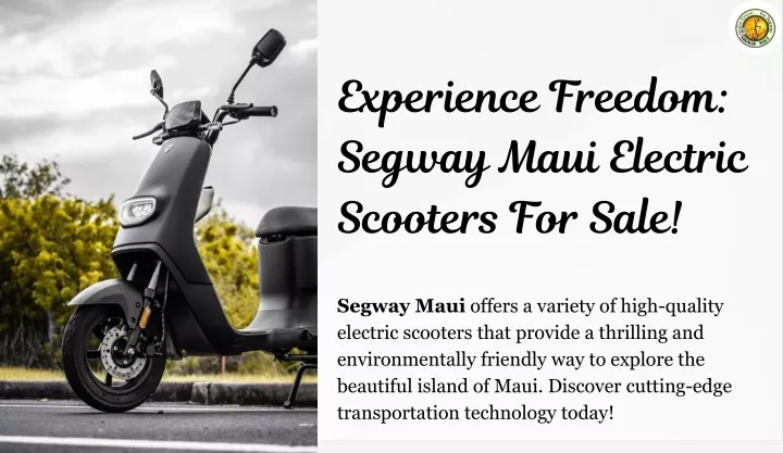experience freedom segway maui electric scooters