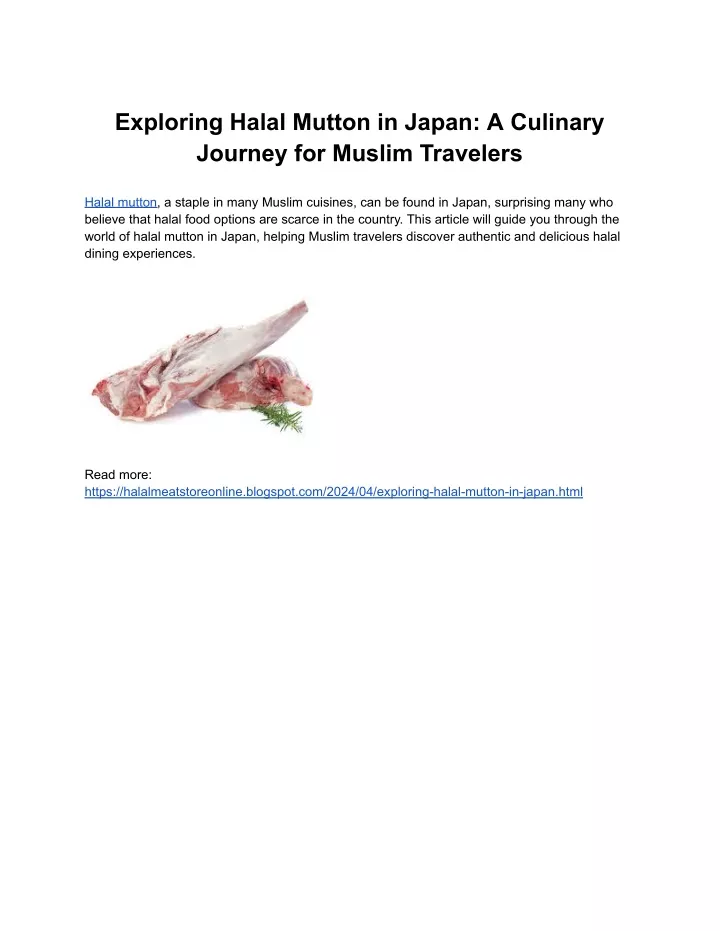 exploring halal mutton in japan a culinary