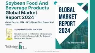 soybean food and beverage products