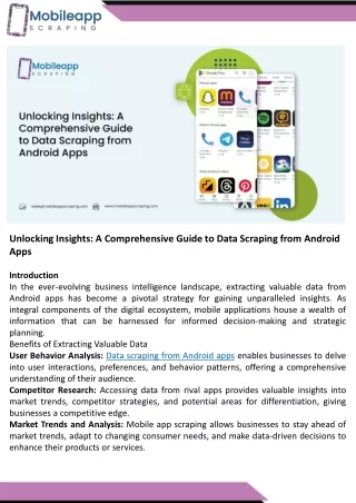 Unlocking Insights- A Comprehensive Guide to Data Scraping from Android Apps