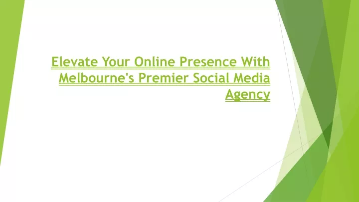 elevate your online presence with melbourne s premier social media agency