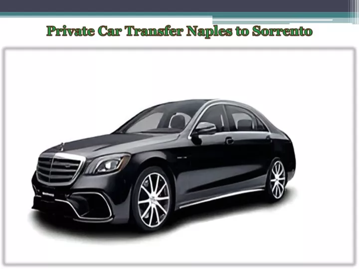 private car transfer naples to sorrento