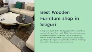 Enhance Your Décor: Maishaa's Signature Wooden furniture shop in Siliguri