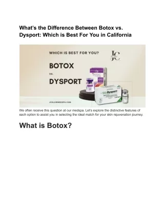 What’s the Difference Between Botox vs (1)