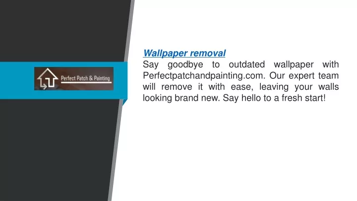 wallpaper removal say goodbye to outdated