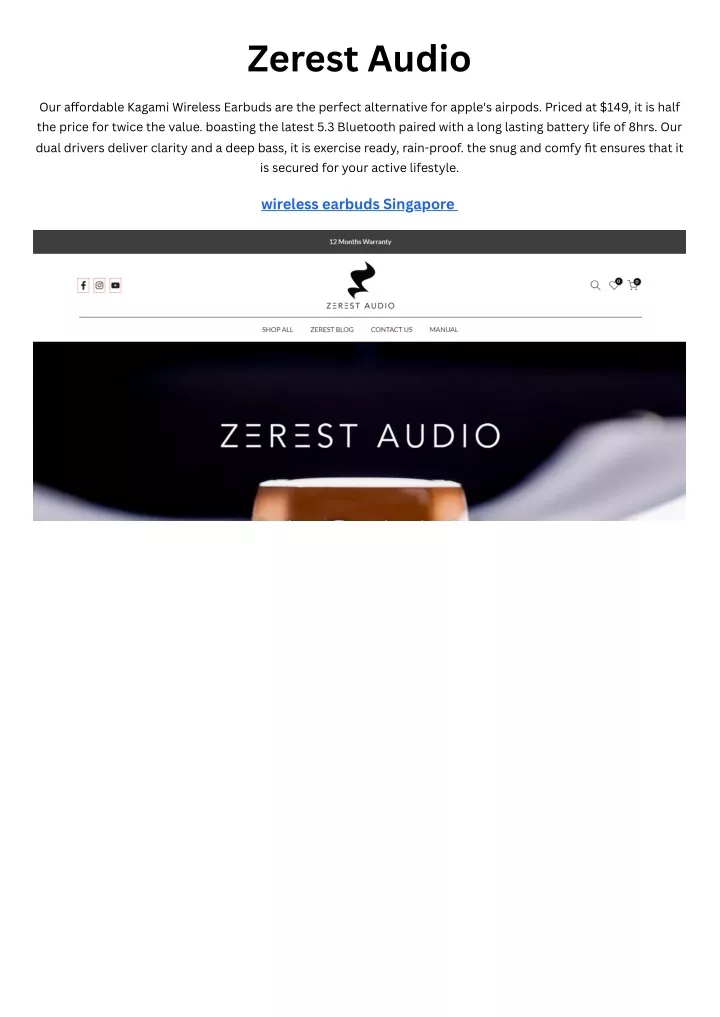zerest audio